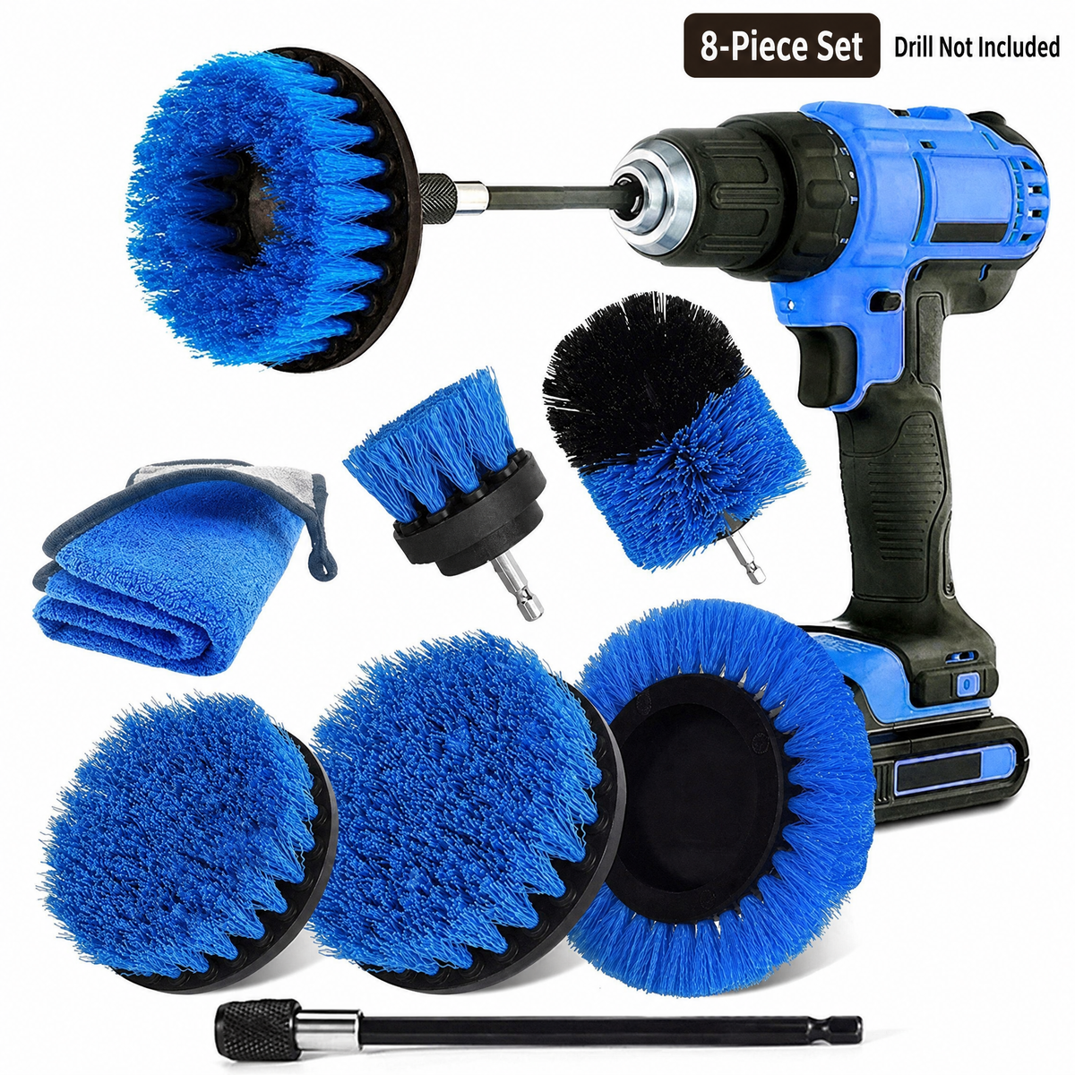 Car Detailing Drill Brushes Set(Drill Not Included)