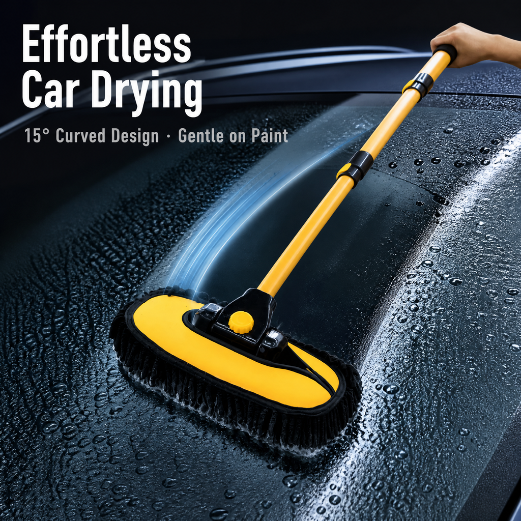 Car Wash Brush Mop Microfiber Car Washing Sponge with Long Handle