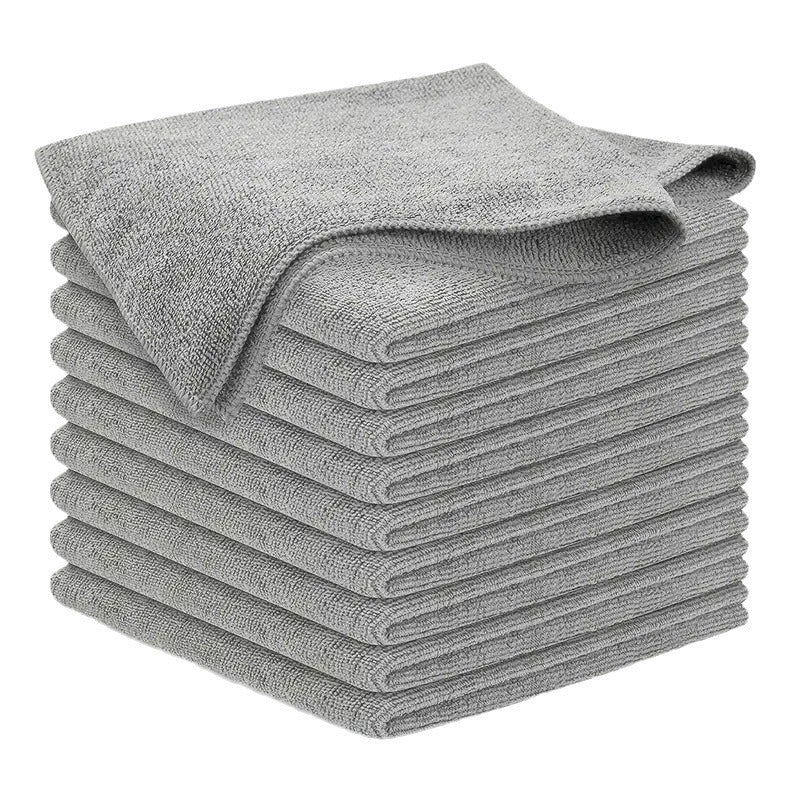 Microfiber Cleaning Cloth Light Green - 5 Pcs- High Performance - 1200 Washes, Ultra Absorbent Towels Weave Grime & Liquid for Streak-Free Mirror Shine - Car Washing Cloth