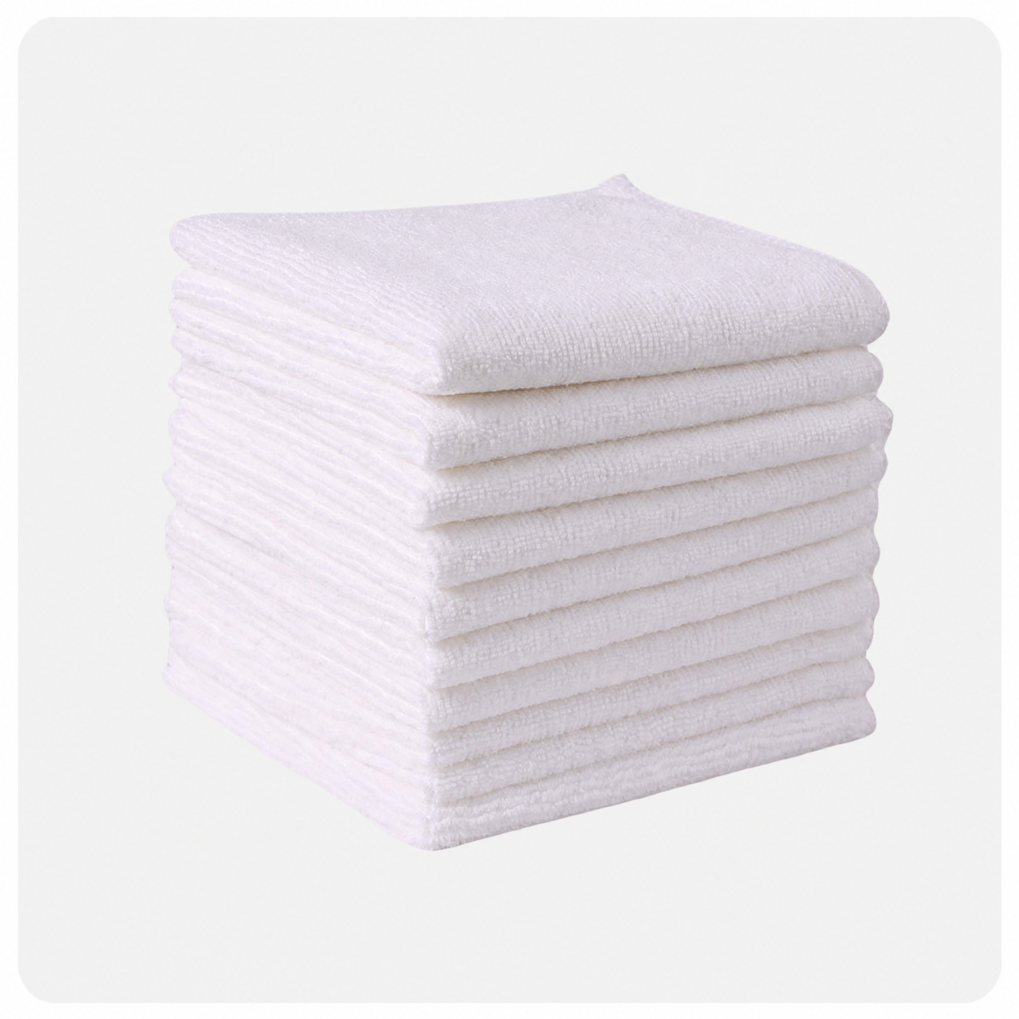 Microfiber Cleaning Cloth Light Green - 5 Pcs- High Performance - 1200 Washes, Ultra Absorbent Towels Weave Grime & Liquid for Streak-Free Mirror Shine - Car Washing Cloth