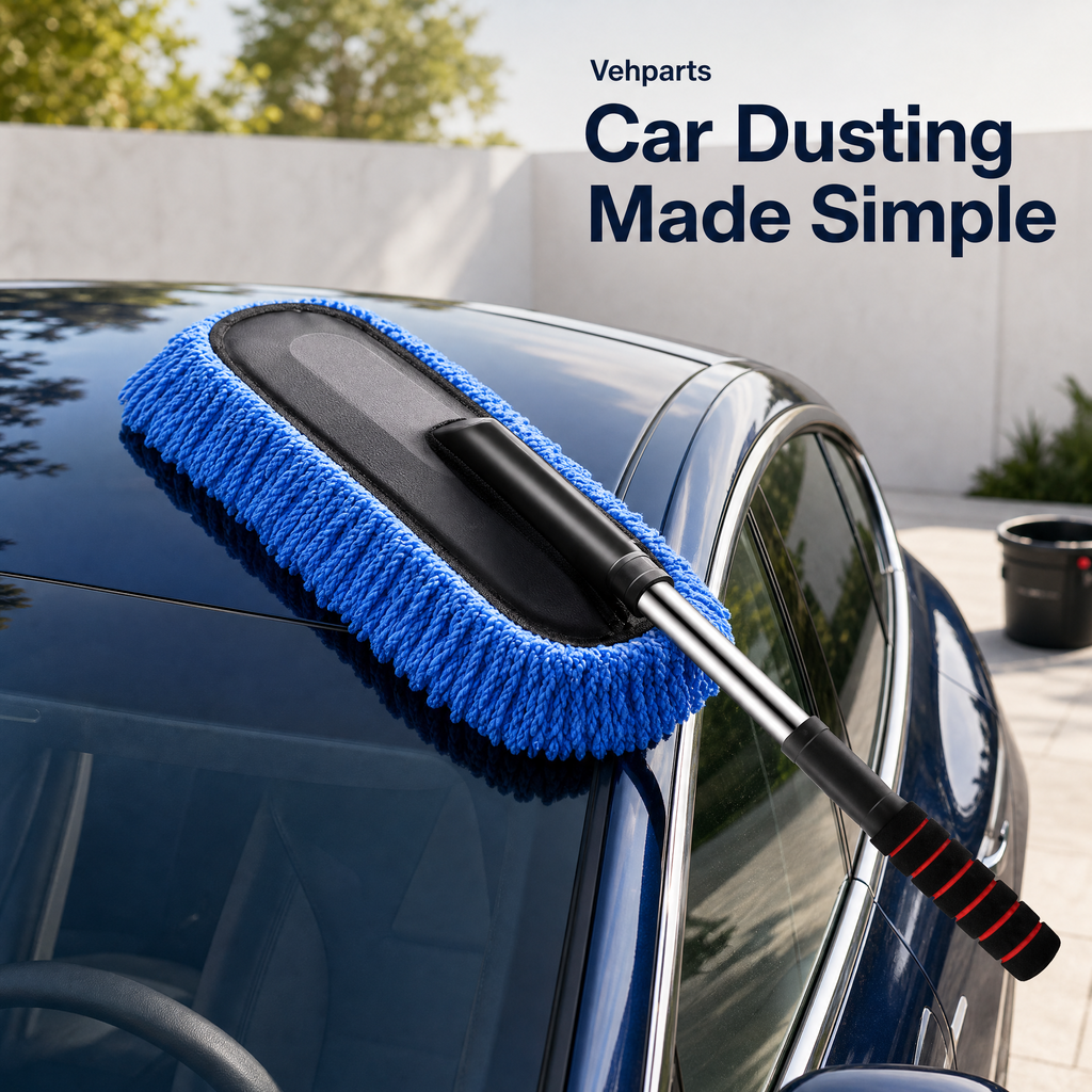 Professional Scratch-Free Auto Duster - Ultimate Microfiber Car Duster for Quick Car Cleaning & Dusting (Washable & Reusable)