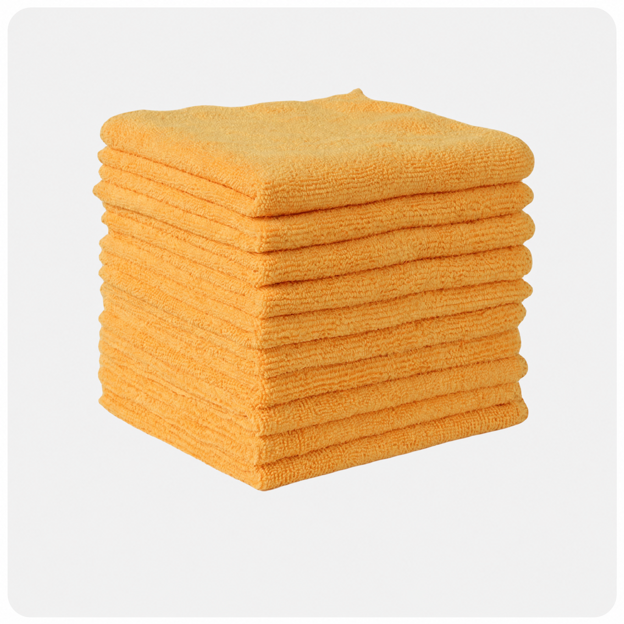 Microfiber Cleaning Cloth Light Green - 5 Pcs- High Performance - 1200 Washes, Ultra Absorbent Towels Weave Grime & Liquid for Streak-Free Mirror Shine - Car Washing Cloth