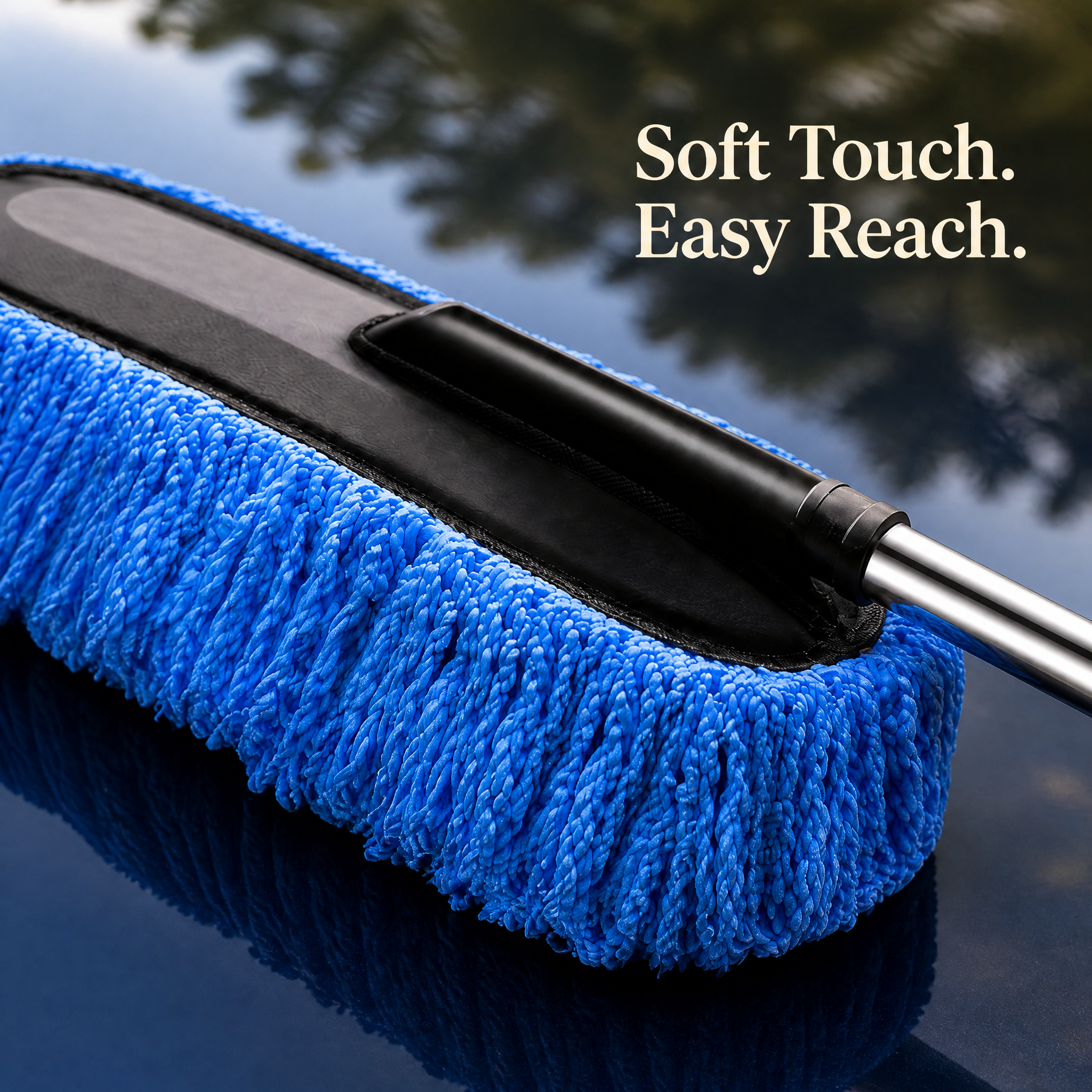 Professional Scratch-Free Auto Duster - Ultimate Microfiber Car Duster for Quick Car Cleaning & Dusting (Washable & Reusable)