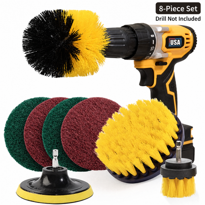Car Detailing Drill Brushes Set(Drill Not Included)