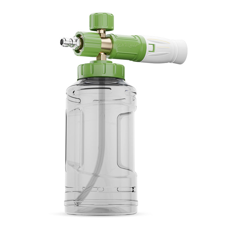 Multiple adapter options available high-pressure car wash PA pots and related car cleaning tools.