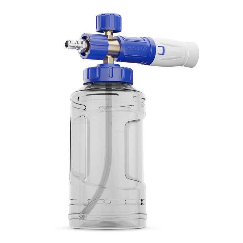 Multiple adapter options available high-pressure car wash PA pots and related car cleaning tools.