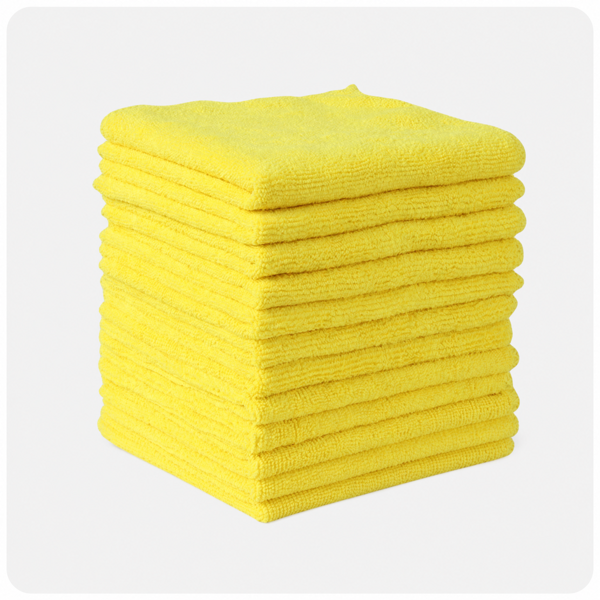 Microfiber Cleaning Cloth Light Green - 5 Pcs- High Performance - 1200 Washes, Ultra Absorbent Towels Weave Grime & Liquid for Streak-Free Mirror Shine - Car Washing Cloth