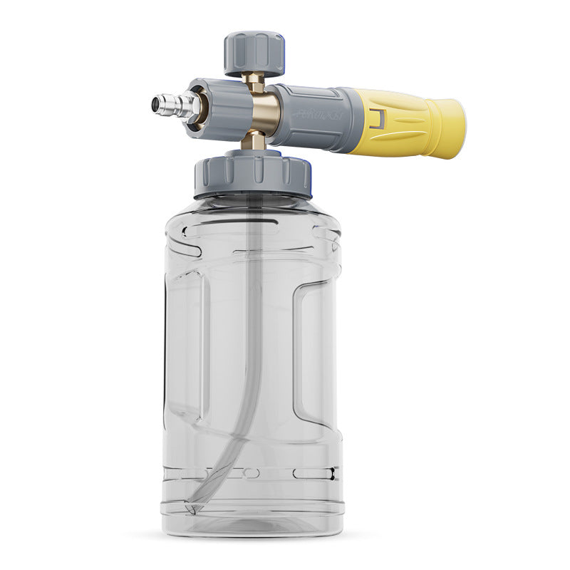 Multiple adapter options available high-pressure car wash PA pots and related car cleaning tools.